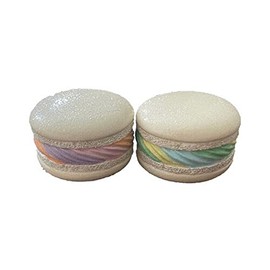 December Diamonds Cotton Candy Land - 2 Assortments Rainbow Macaron Ornament - Holiday Decor