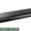 LQI Bed Rail Caps Stepside Cover Compatible with Chevy Silverado