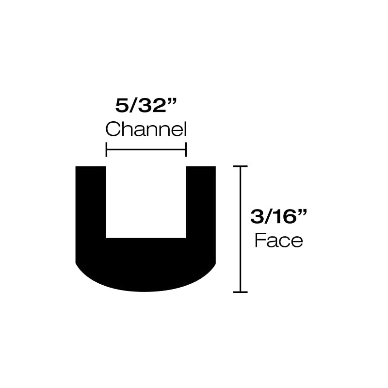 Delphi 5/64" Round U Lead Hobby Came - 12 Ft