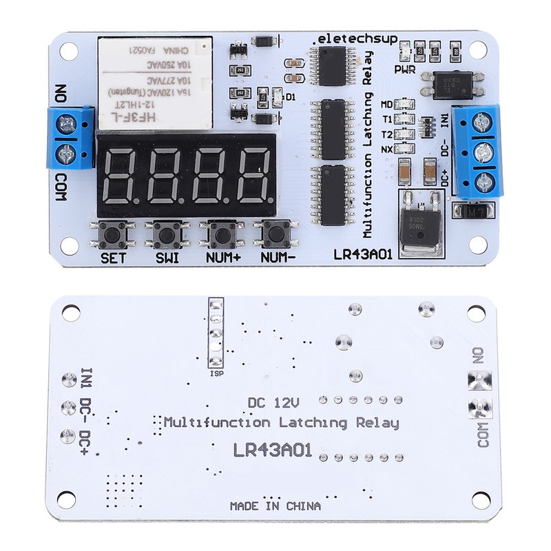 Relay Switch Module DC 12V Electromagnetic Lock Pulse Delay Electronic