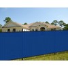 Coarbor Privacy Fence Screen Privacy Fence with Grommets Blue Heavy