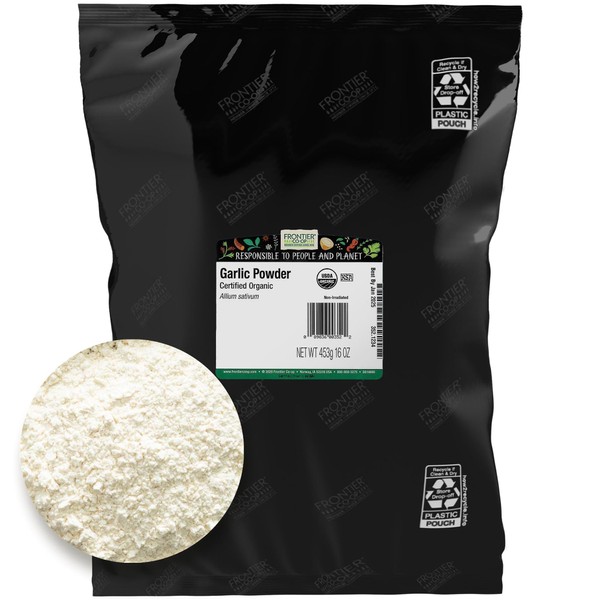 Frontier Herb Garlic - Organic - Powder - Bulk - 1 lb by Frontier