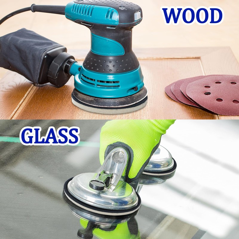 Lanties 10 Pcs 5 Inch Wool Polishing Pads, Wool Felt