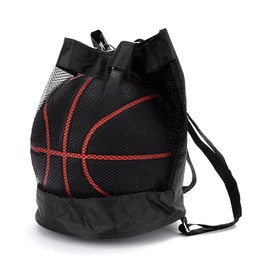 QUINTRA Basketball Backpack Fabric Single Shoulder Shoulder Bag Basketball Mesh Bag Volleyball Football Bag Gym Bag Men