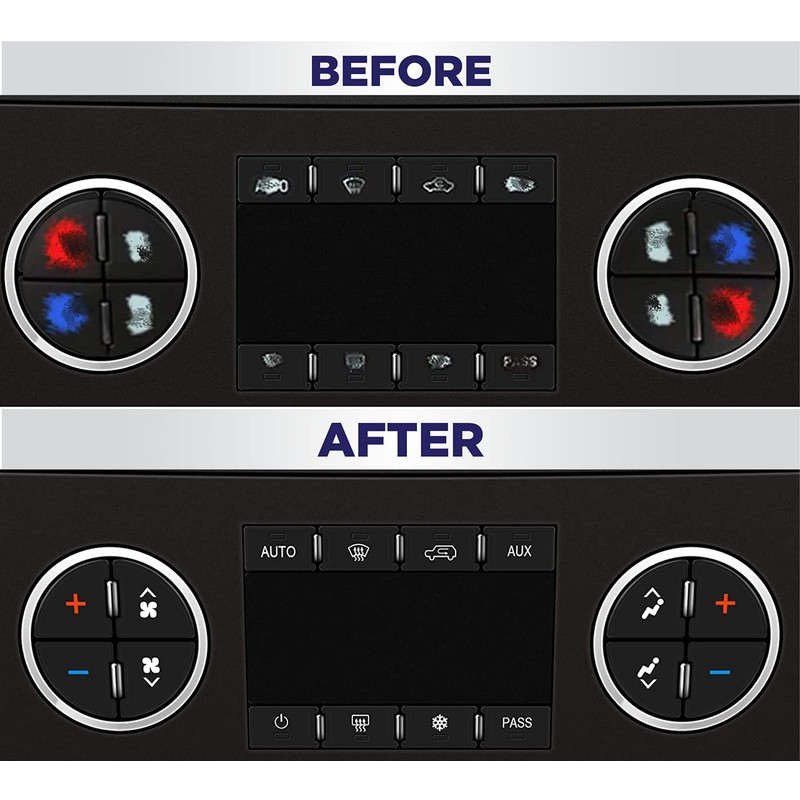 EcoAuto AC Dash Button Repair Kit for Select GM Vehicles
