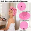 Elebox Gorro Ducha Extragrande Trenzas Cabello Rizado Rastas Gorros Largos