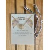 Angel Heavely Angel gold tone pendant
