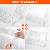 3 Tier Drink Packet Organizer, Acrylic Water Flavor Packet Holder
