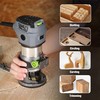 WORKPRO Compact Router Kit, 6.5 Amp Corded Hand Trimmer Router