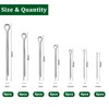 Cotter Pins Assortment Kit , 304 Stainless Steel Split Pins