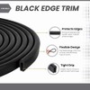 Seal Rubber Junta de Goma EPDM Canal U Negro 11/32"