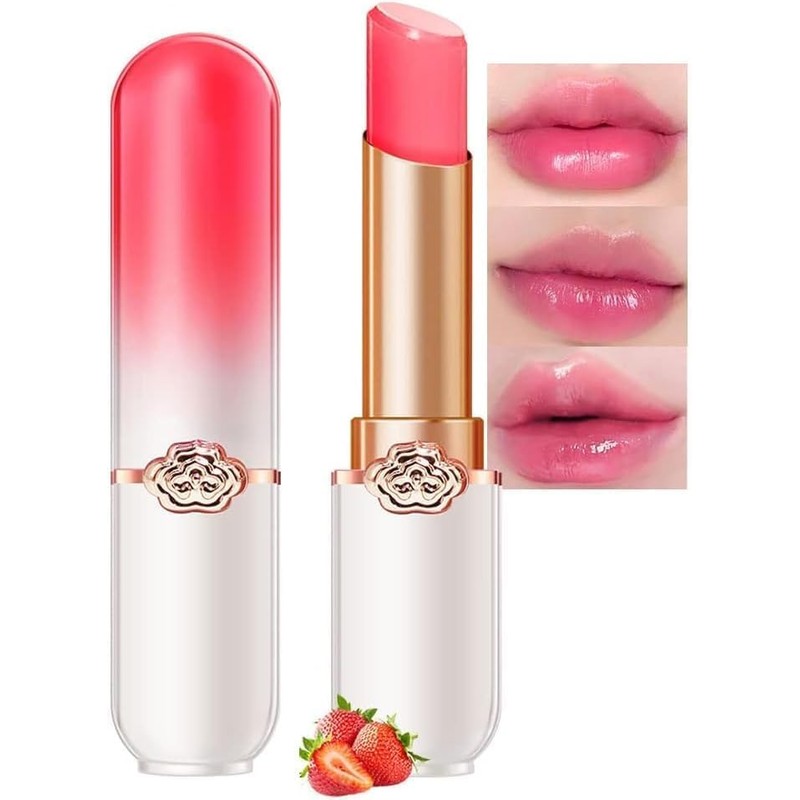 FOMIX OMGA Peach Girl Crystal Color Changing Lipstick Fruit Flavor
