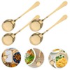 Ciieeo 4pcs Stainless Steel Spoon Catering Serving Spoon Large Serving