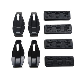 Terzo テルッツォ (by PIAA) ルーフキャリア ベースキャリア ホルダー 4個入 ブラック 【トヨタ ヴィッツ NCP9# SCP9# NSP9#】 EH331