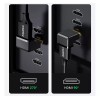 Lecute Shop Conector Hdmi L Macho A Hembra Adaptador Angulo