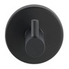 WENKO Uno Bosio Wall Hook Black Matt - Towel Hook,