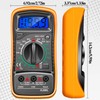 Electrical LCD Digital Multimeter Ohmmeter Multi OHM Tester AC DC