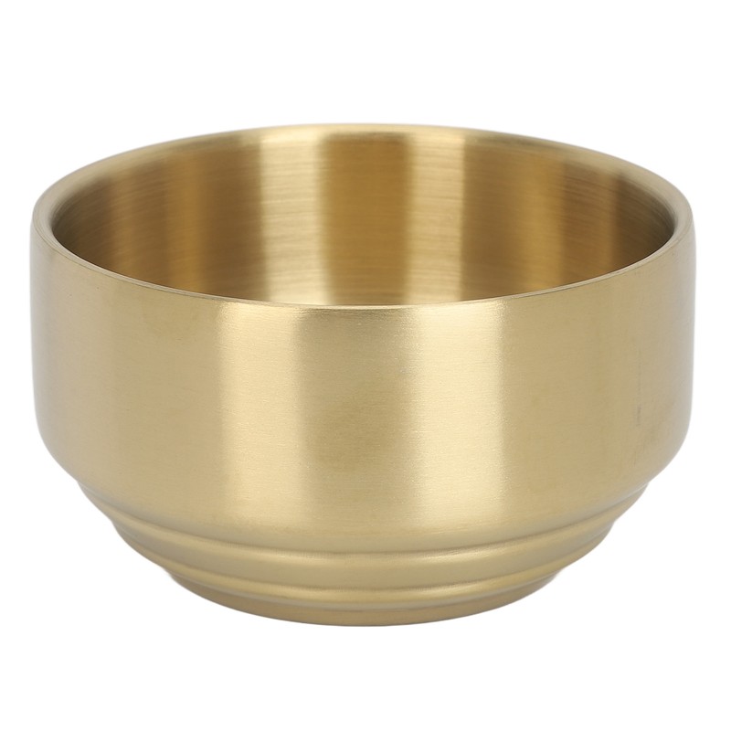 Men Beard Soap Bowl Ti Plated Foaming Cream Bowl Facial