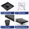 Bernkot Square Shower Drain 8", 304 Stainless Steel Floor Drain