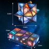 Magic Cube, Infinity Rubix Cube 2 in 1 Magic Star