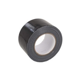 GTSE - Fabric Tape Black - 75 mm x 50 m - Heavy Duty Duct Tape - Waterproof Tape for Repairing, Attaching, Bundling, Reinforcing and Sealing - 1 Roll