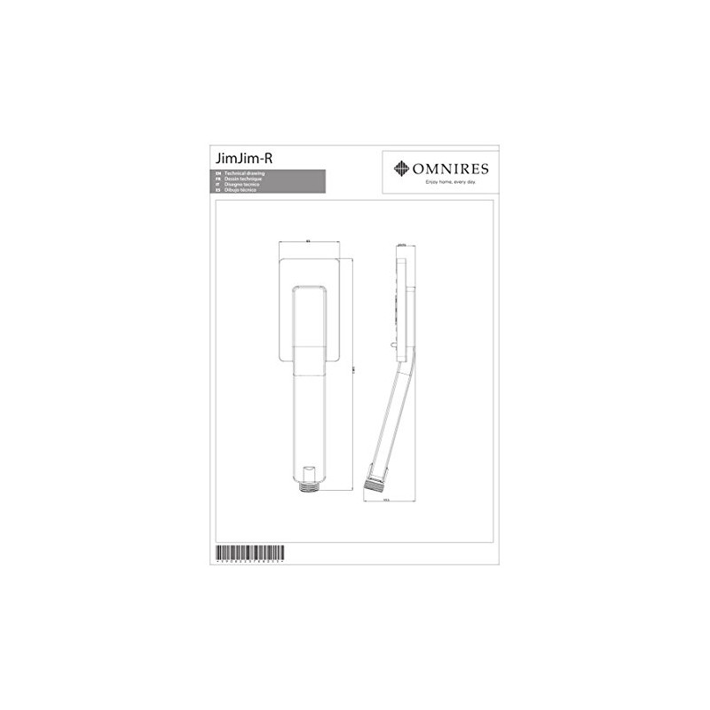 Omnires Jimjim R HAND SHOWER HEAD