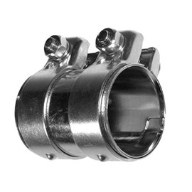 BITS4REASONS E-TECH EC006 New Model Heavy Duty Adjustable Exhaust Pipe Joiner/Connector 43MM to 45MM, 80MM Long