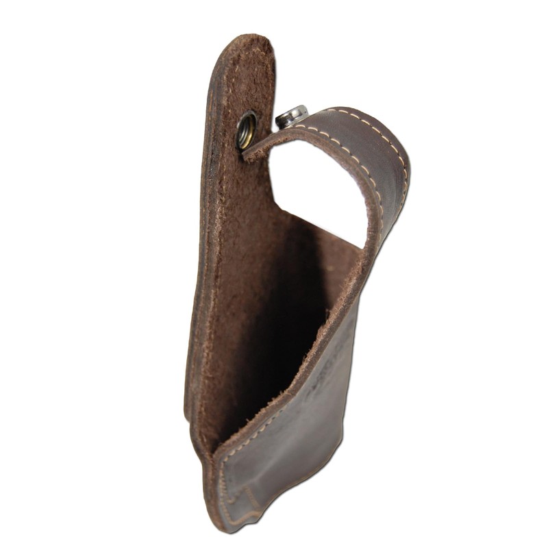 Barsony Brown Leather OWB Belt Clip Holster for Beretta APX