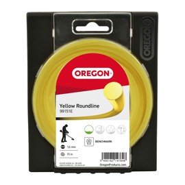 Oregon Yellow Star Line 99151E Round Trimmer Line for Low Grass with Five Cutting Edges