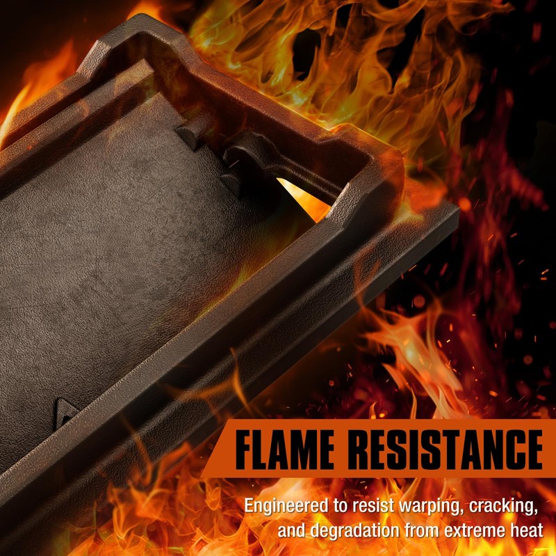 Glosaie Fireplace Ash Dump Door, Fireplace Cover for Ash Cleanup,