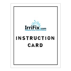 IrriFix Rain Bird Nozzle Set for Maxi Paw 2045A and Maxi Bird 2045-PJ Impact Rotor Sprinkler Heads with Instruction Card Irrigation Solutions - 4 Sets of 7 Nozzle Variations