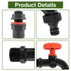 Premium Water Butts Kit – 3/4" bsp black tap with