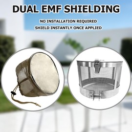 Smart Meter Cover E mf Blocker for Home WiFi Blocker Faraday Cage E mf Blockers for Home EMP Protection R F-R adiation S hield Guard Stainless Steel 304 Faraday Box Large E M F Protection