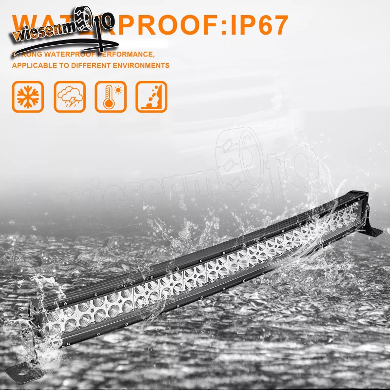 WSAYS Hidden Bumper 32" LED Curved Light Bar Mount Kits