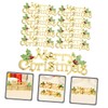 FUNOMOCYA 20pcs Christmas Snowflake Door Hanger Decorations Baubles Xmas Tree