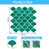 AdoDecor Peel and Stick Fish Scale Tile for Kitchen and