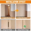 Lipshome 7" Hidden Door Hinge/Concealed Hinges,Invisible Hinges,Invisible Door Silent 180