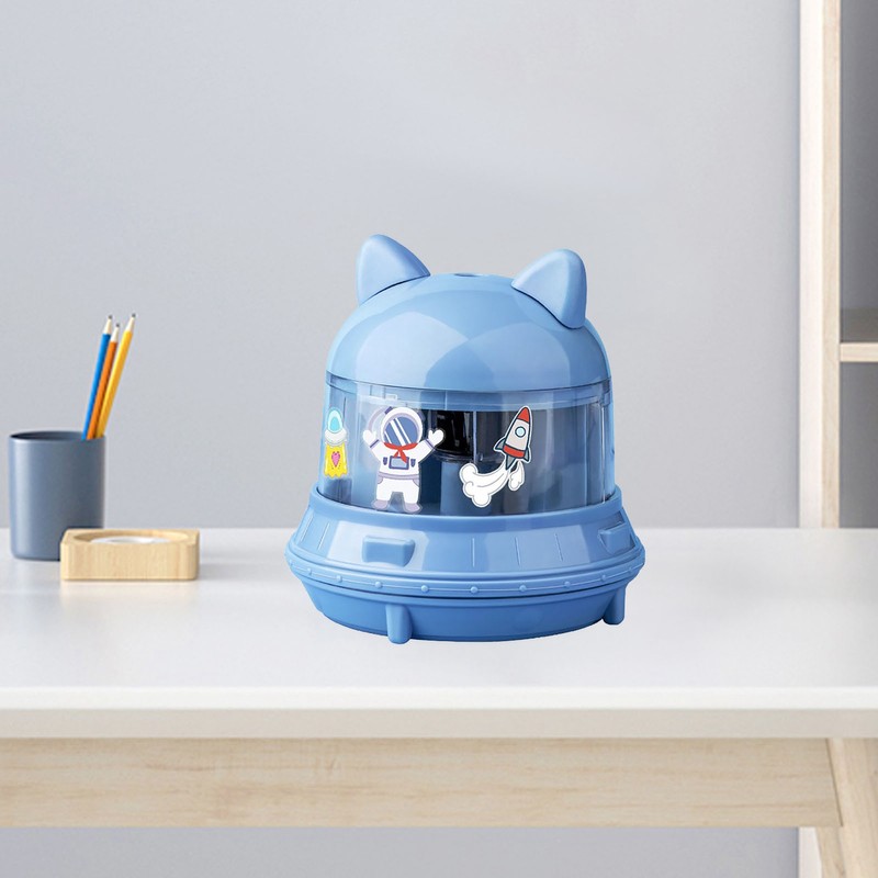 Electric Pencil Sharpener Cartoon Battery Powered Electric Pencil Sharpener for