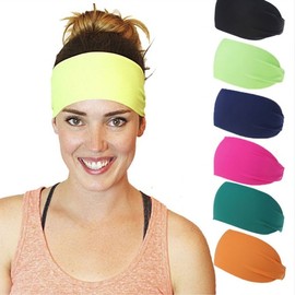 Sports Anti-Hair Elastic Headband Sweat Yoga Headband Exercise D type GD07337