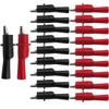 RUNCCI-YUN 20 x Multimeter Alligator Clips, Metal Crocodile Clips, Insulated,