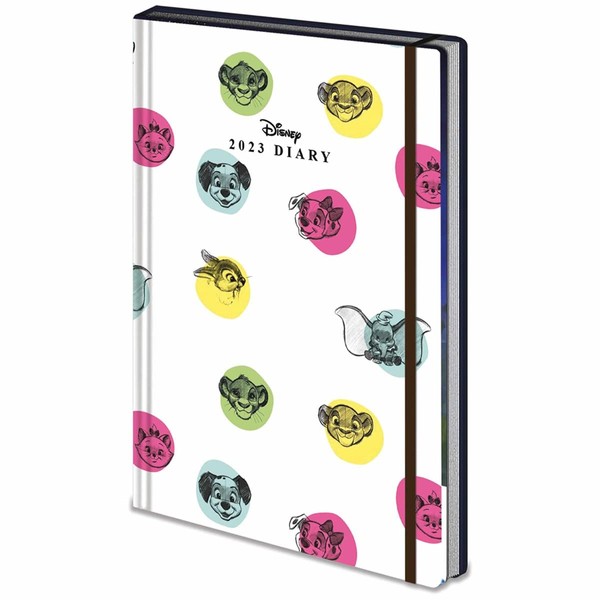 Pyramid International Classics Diary 2023, A5 Hard Cover, Week to a View Planner - Official Merchandise, SR74105, Multi-Colour