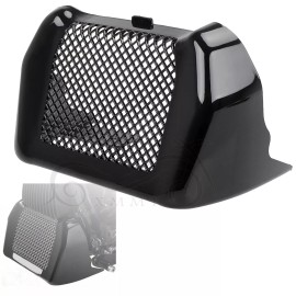 Unbranded Gloss Black Oil Cooler Cover Kit For Harley Touring Street Road Glide King FLHR