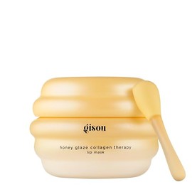 Gisou Honey Glaze Collagen Therapy Lip Mask - Intense Hydration, Visible Repair & Glazed Shine with Mirsalehi Honey, Collagen Active & Hyaluronic Acid