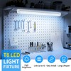 CNSUNWAY LED Shop Light 2FT, 20W 3000LM 6500K, T8 LED