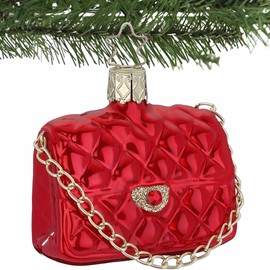 Inge-glas Red Clutch Bag 6cm