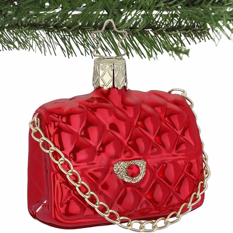 Inge-glas Red Clutch Bag 6cm