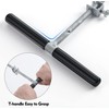 2in1 Soil Probe & Grounding Rod with Ground Wire Clamp,Great