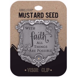 AngelStar with Faith Visor Clip, 2-1/2 Inches High