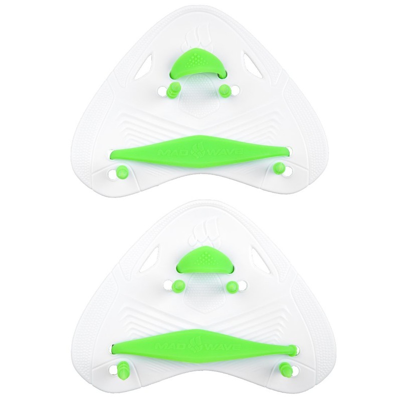 Mad Wave Pro Finger Paddles - White