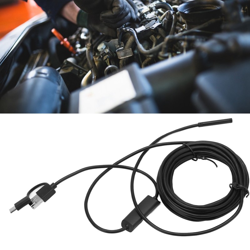 AN100-5.5 5.5mm Flexible Wire 3 in 1 Endoscope for Android